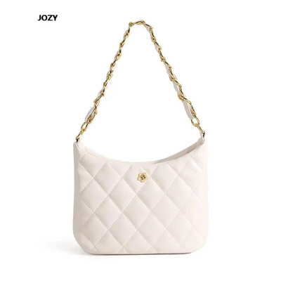 Naujos mados universalios grandinėlės pečių krepšiai moterims 2023 m. vasaros laisvalaikio paprastos kryžminės prabangios dizainerio deimantinės grotelės rankinės