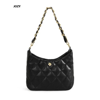 Naujos mados universalios grandinėlės pečių krepšiai moterims 2023 m. vasaros laisvalaikio paprastos kryžminės prabangios dizainerio deimantinės grotelės rankinės