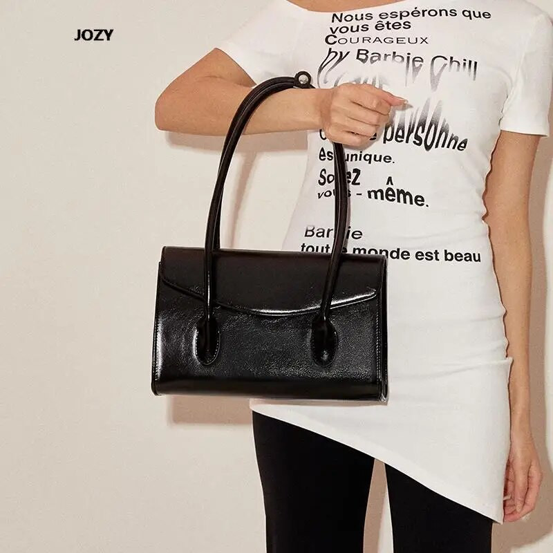 Įprastas solidus paprasto stiliaus pečių krepšys moterims Prabangaus dizaino Naujas mados krepšys 2023 Vasaros didelės talpos aukštos kokybės rankinės