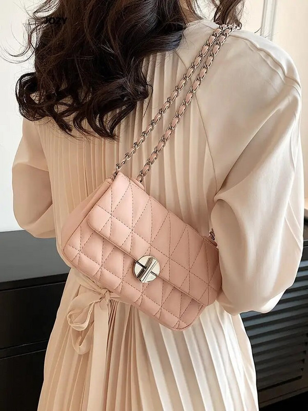 Luksuslik disainer naistele Uus suvine mitmekülgne Crossbody kott 2023, uus mood, vabaaja kett, õlg, massiivne trendikas nahast käekott