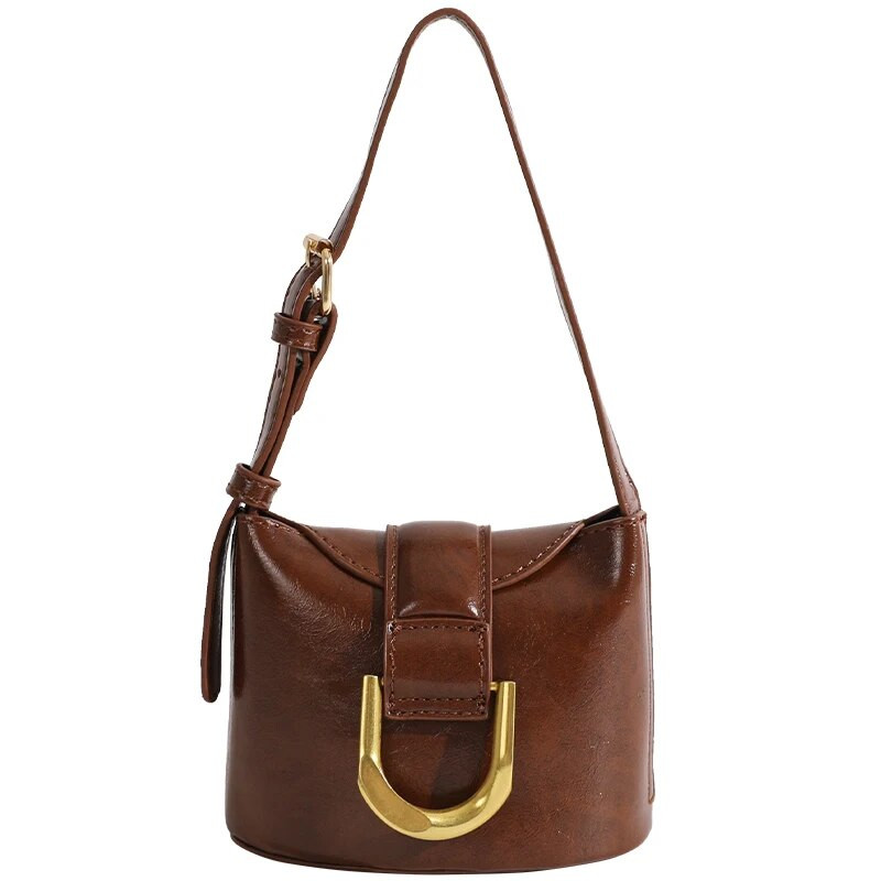 2023 New Bucket Classic Augstas kvalitātes mazas rokassomas Luksusa Dizains Vasaras gadījuma daudzpusīga Crossbody Bag Mode Ādas Pleci