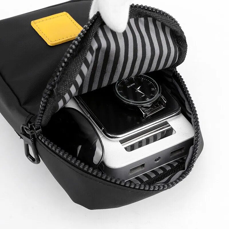 Polarshe vyriškas krūtinės krepšys ant pečių mados Kelionių krūtinės komplektas Crossbody Krepšiai Maži nailoniniai krūtinės krepšiai Sacoche Poitrine