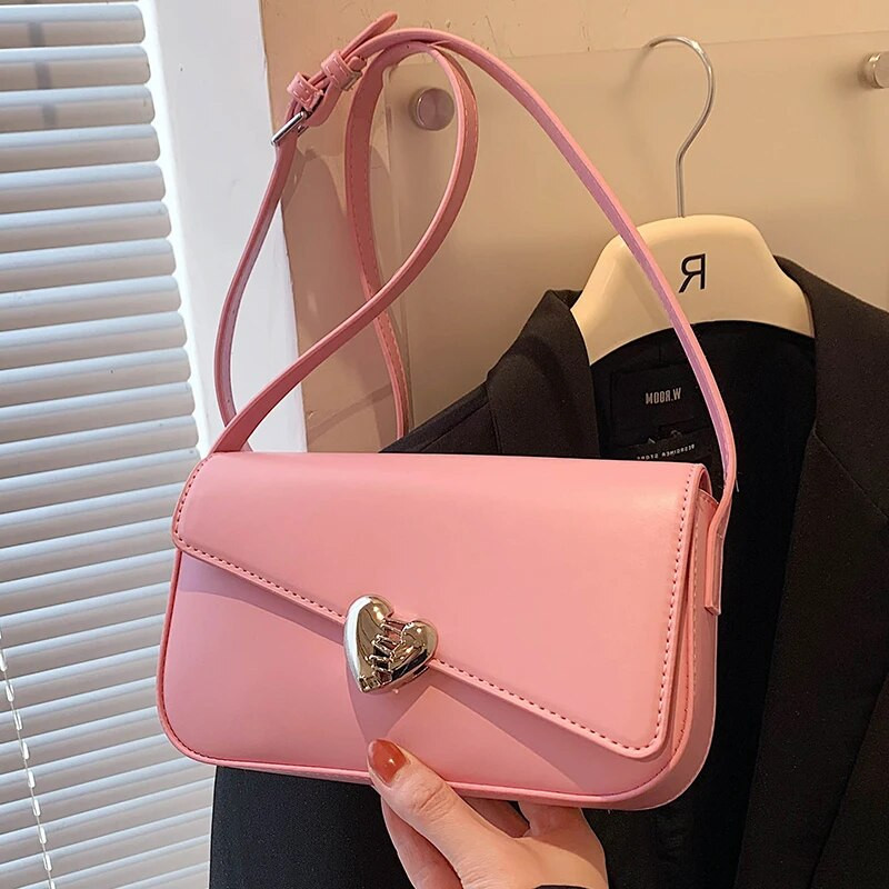 Luksuzni dizajn, nove ležerne višebojne torbe na rame Ljetne modne kožne torbe preko ramena 2023. Jednostavan stil za žene