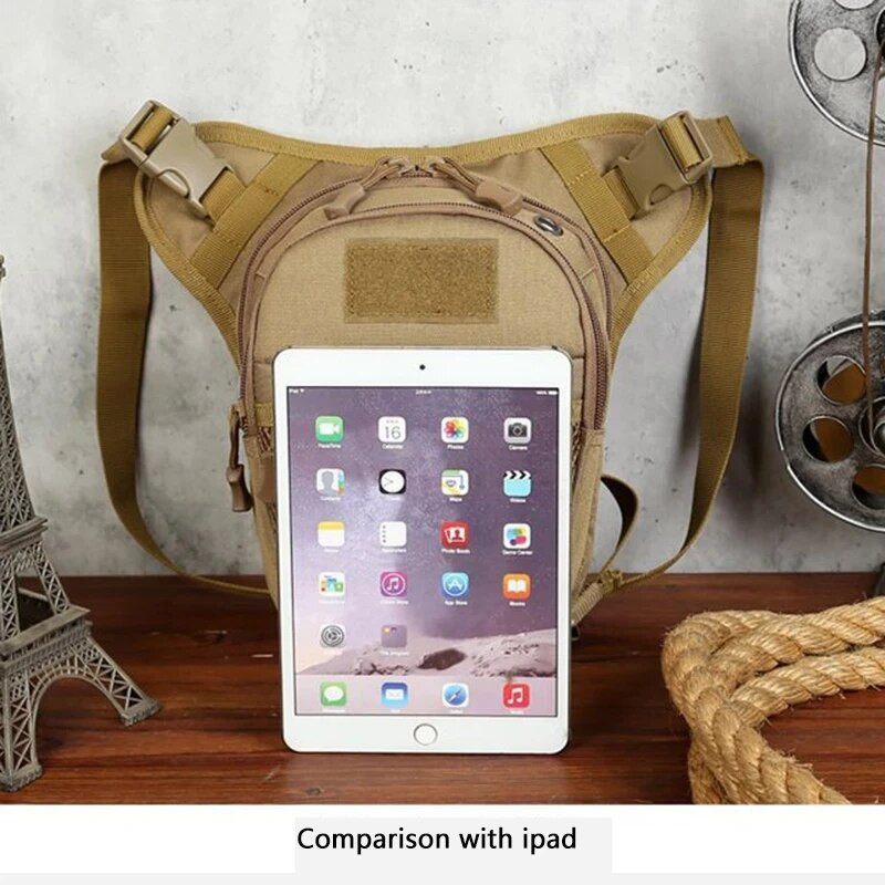 YoReAi veekindel Oxford Drop Leg Bag Meestele Hip Bum Belt Fanny Pack Waist Travel Ratsutamine Mootorratta Crossbody õlakotid