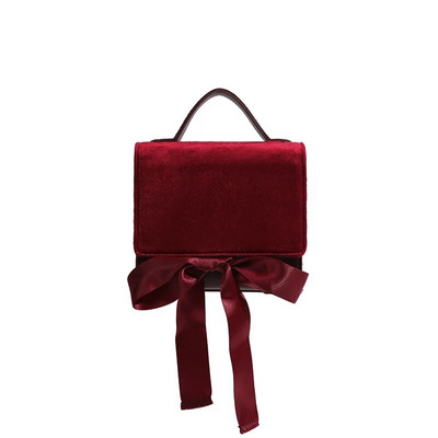 Slatka mašna Baršunaste torbe na rame Ljetna moda Nove haljine Torbice za zabave Torbice 2023. Luksuzni dizajn Visokokvalitetni ženski proizvodi preko tijela