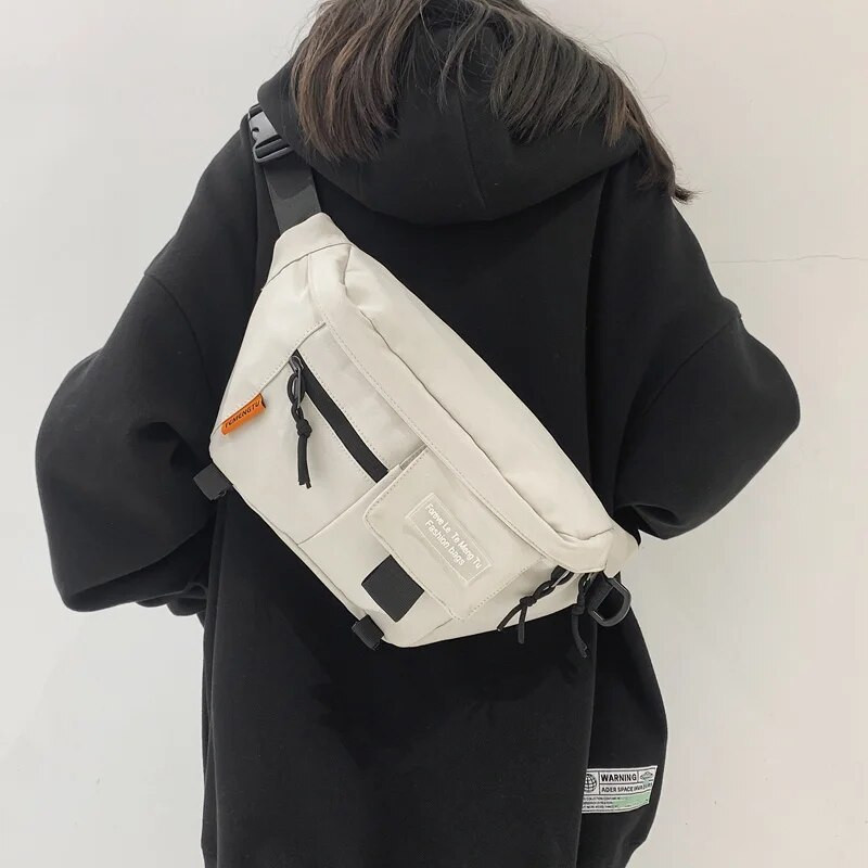 Torbica za prsa Ženski novi ulični trend 2021. Torbica oko struka Unisex Torbica za sportove na otvorenom Torba na rame Modne najlonske torbe za pojas Torbica