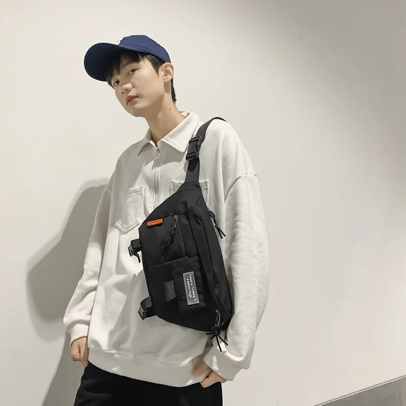 Torbica za prsa Ženski novi ulični trend 2021. Torbica oko struka Unisex Torbica za sportove na otvorenom Torba na rame Modne najlonske torbe za pojas Torbica