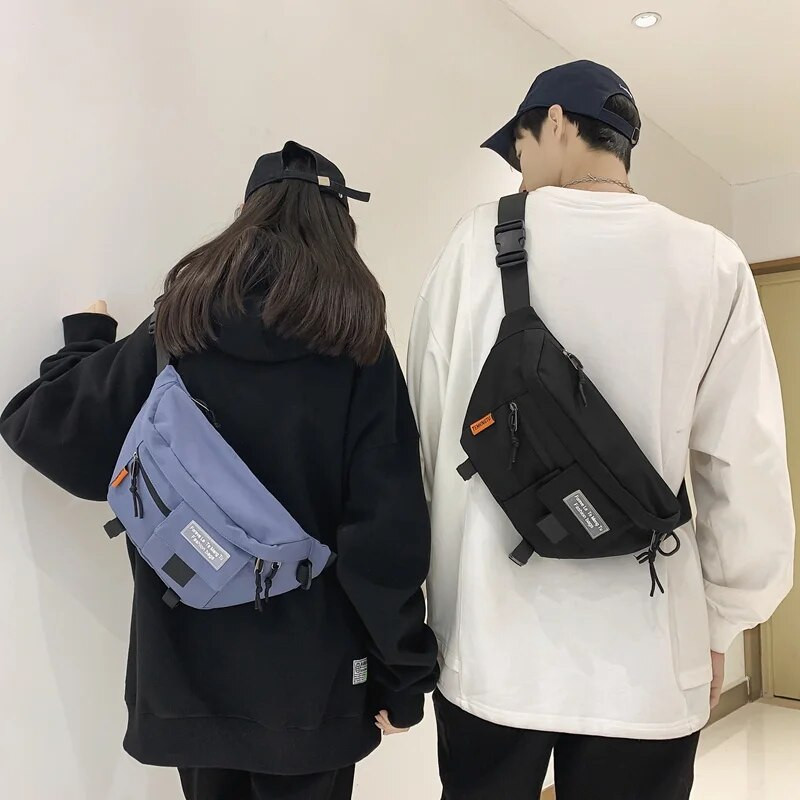 Torbica za prsa Ženski novi ulični trend 2021. Torbica oko struka Unisex Torbica za sportove na otvorenom Torba na rame Modne najlonske torbe za pojas Torbica