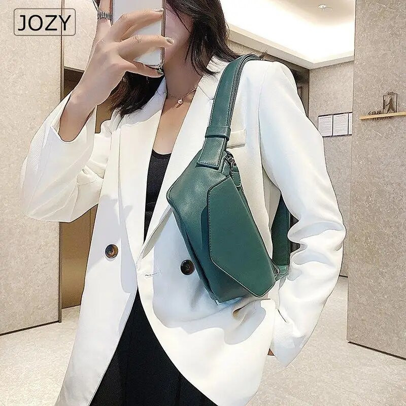 Ležerne torbe oko struka za žene Kožna torba za rame Putna mala torbica za prsa Ženska torbica s pojasom Ženske torbice Bolso jednobojne