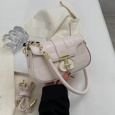 Καλοκαιρινές μοδάτες τσάντες ώμου Classic Vintage Luxury Design Leather For Women Crossbody 2023 Νέες μοντέρνες τσάντες υψηλής ποιότητας