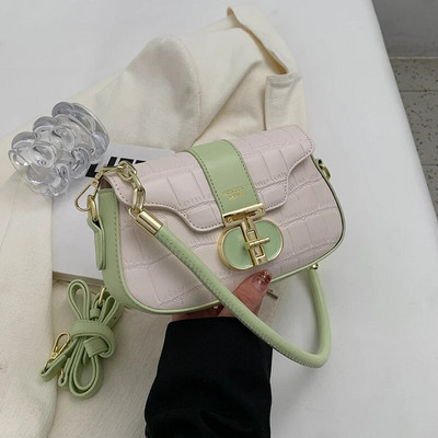 Καλοκαιρινές μοδάτες τσάντες ώμου Classic Vintage Luxury Design Leather For Women Crossbody 2023 Νέες μοντέρνες τσάντες υψηλής ποιότητας