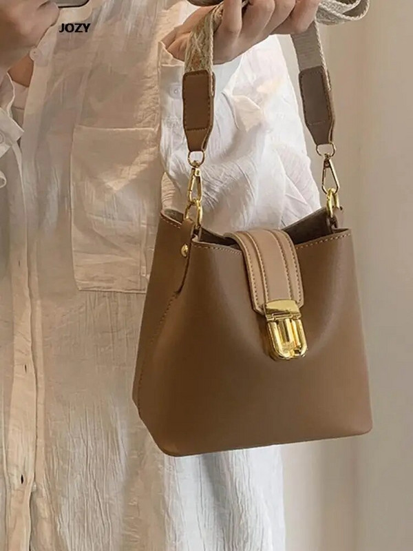 Bucket Small Crossbody Krepšiai su laisvalaikio ir paprasto stiliaus prabangiu dizaineriu, nauja vasarine peties rankine mada moterims Odine pinigine