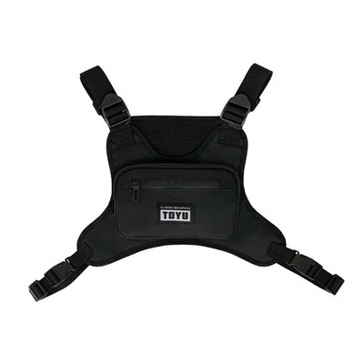 Nova funkcionalna torba za prsa Modni Bullet Hip Hop prsluk Streetwear Torbe oko struka Unisex taktička torba za prsa Sportska torbica