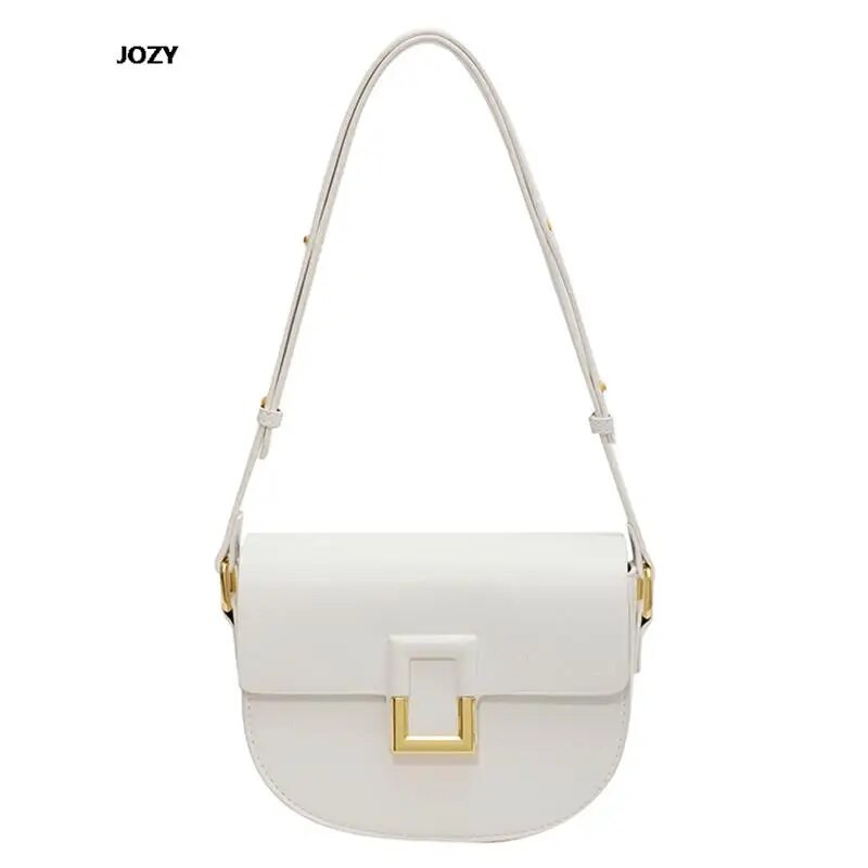 2023. Nova visokokvalitetna torba preko ramena jednostavnog stila za žene Ljetna luksuzna dizajnerska modna kožna ženska torbica na sedlu