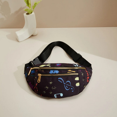 Fanny Packs Väike Crossbody Sling kott naistele Reguleeritav rihm Moodne rinnavöö põrmkotid Sport Treening Reisiv vöökott