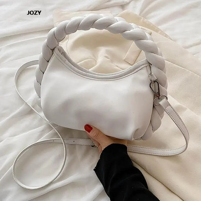 2023. Luksuzne dizajnerske modne nove ručne torbe tkane visokokvalitetne torbe preko ramena Ljetne ležerne svestrane kožne torbe na rame za žene