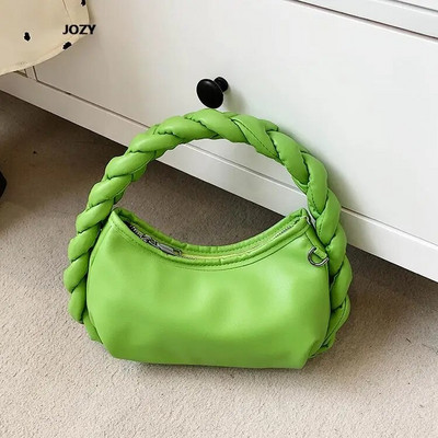 2023. Luksuzne dizajnerske modne nove ručne torbe tkane visokokvalitetne torbe preko ramena Ljetne ležerne svestrane kožne torbe na rame za žene