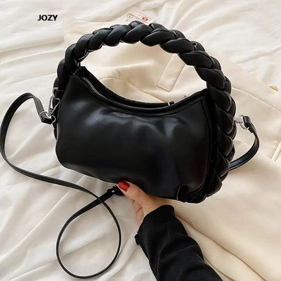 2023. Luksuzne dizajnerske modne nove ručne torbe tkane visokokvalitetne torbe preko ramena Ljetne ležerne svestrane kožne torbe na rame za žene