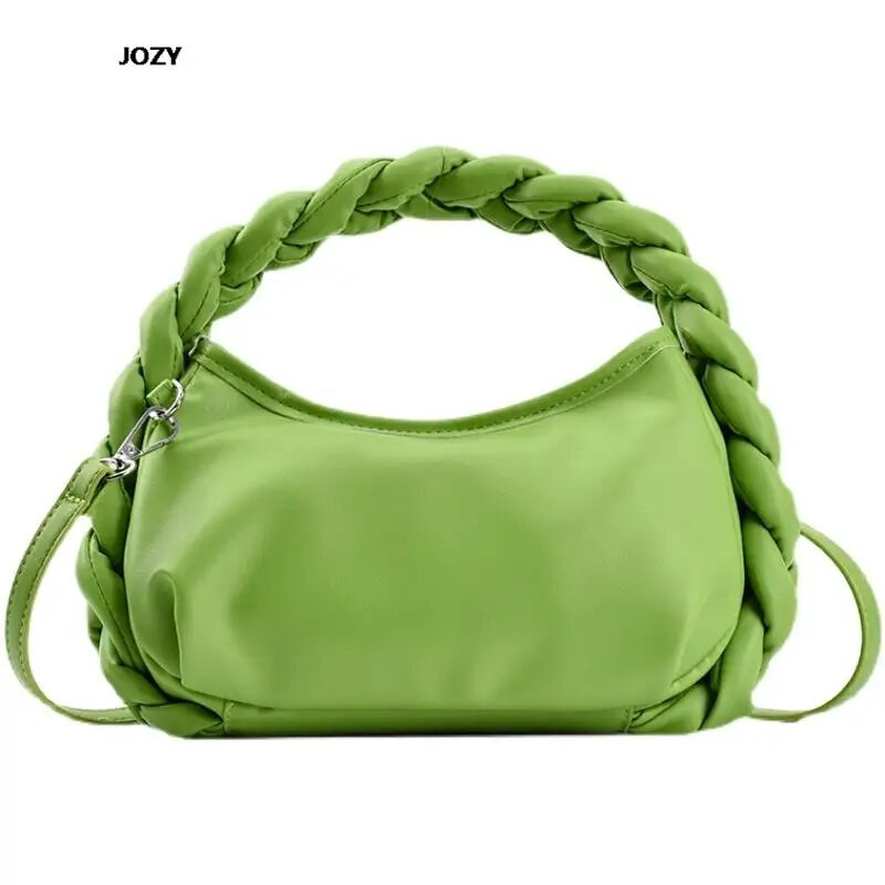 2023. Luksuzne dizajnerske modne nove ručne torbe tkane visokokvalitetne torbe preko ramena Ljetne ležerne svestrane kožne torbe na rame za žene