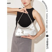 Madingi prabangūs dizainerių pečių krepšiai 2023 m. Naujos vasaros universalios grandinėlės rankinės moterims Odinės kasdienės Y2k paprasto stiliaus piniginės