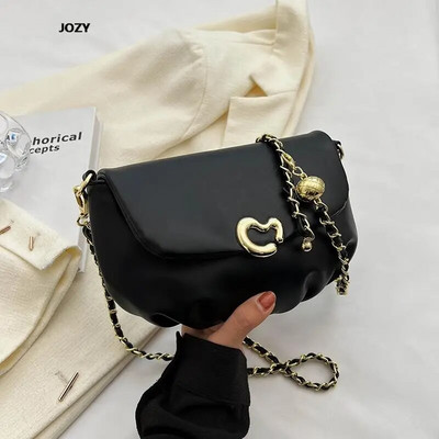 Ženske torbe na rame 2023. Modne klasične lančane luksuzne dizajnerske nove jednostavne ženske ljetne ležerne torbe preko ramena, trendi PU torbe