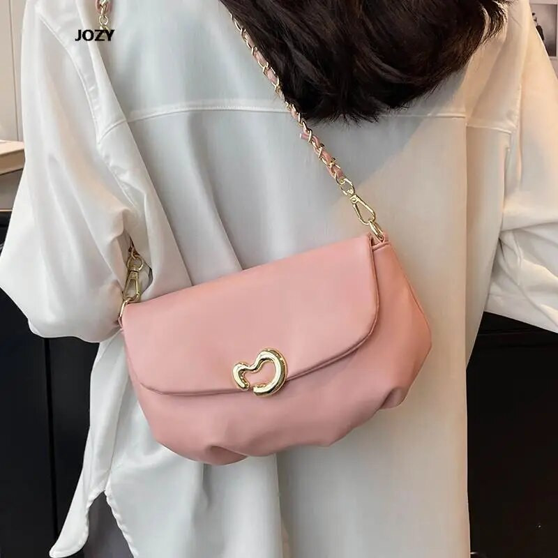 Ženske torbe na rame 2023. Modne klasične lančane luksuzne dizajnerske nove jednostavne ženske ljetne ležerne torbe preko ramena, trendi PU torbe