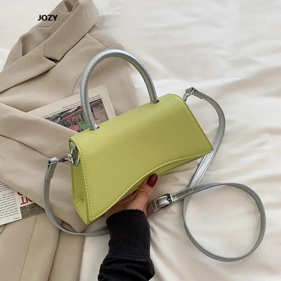Kontrastset värvi väikesed käekotid 2023, uus Crossbody Ladies, luksuslik disainer vabaaja lihtne õlakott, trendikas moekas käekott