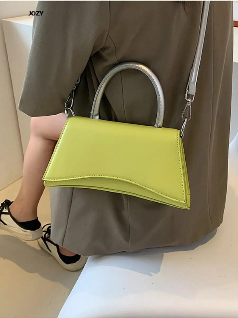 Kontrastingos spalvos mažos rankinės 2023 m. Naujas Crossbody Ladies Prabangus dizaineris Kasdienis, paprastas ant peties, madingas mados krepšys