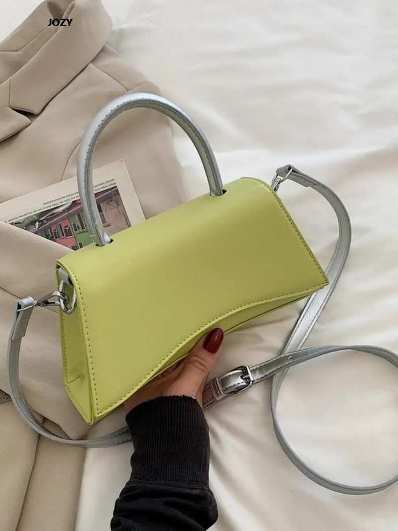 Kontrastingos spalvos mažos rankinės 2023 m. Naujas Crossbody Ladies Prabangus dizaineris Kasdienis, paprastas ant peties, madingas mados krepšys