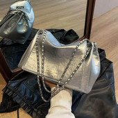 Luksuslik disainikett õlakott Suvine mood mitmekülgne klassikaline vabaaja Crossbody uus 2023 PU nahast käekotid naistele