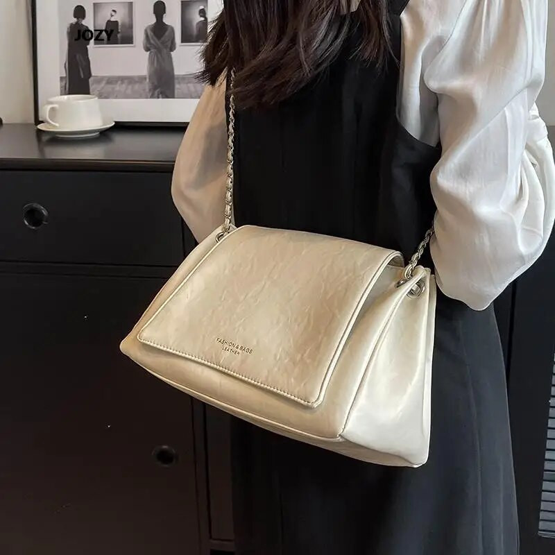 Luksuslik disainikett õlakott Suvine mood mitmekülgne klassikaline vabaaja Crossbody uus 2023 PU nahast käekotid naistele