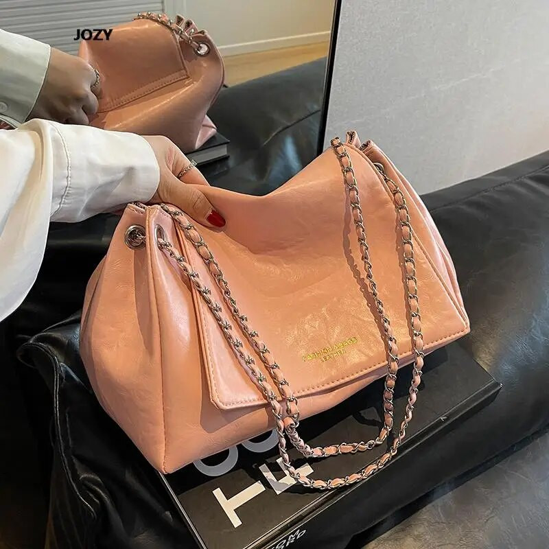 Luksuslik disainikett õlakott Suvine mood mitmekülgne klassikaline vabaaja Crossbody uus 2023 PU nahast käekotid naistele