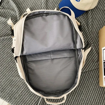 Ένα φορτίο ανδρικών και γυναικείων πολλαπλών τσέπης Universal Nylon Μεγάλης χωρητικότητας Leisure Απλή σχολική τσάντα ένθετο σακίδιο υπολογιστή με πόρπη