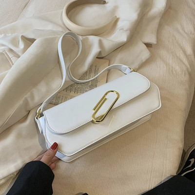 Jednostavan stil, ležerna modna torba na rame za žene Ljeto 2023. Luksuzna dizajnerska kožna torbica Nova svestrana trendi ženska torbica