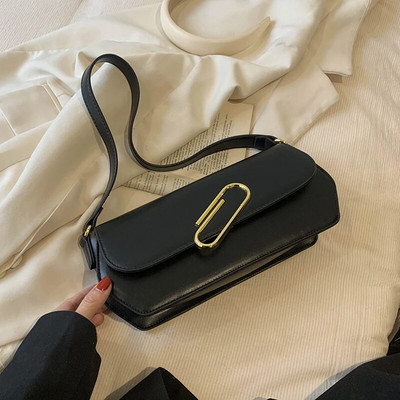 Jednostavan stil, ležerna modna torba na rame za žene Ljeto 2023. Luksuzna dizajnerska kožna torbica Nova svestrana trendi ženska torbica