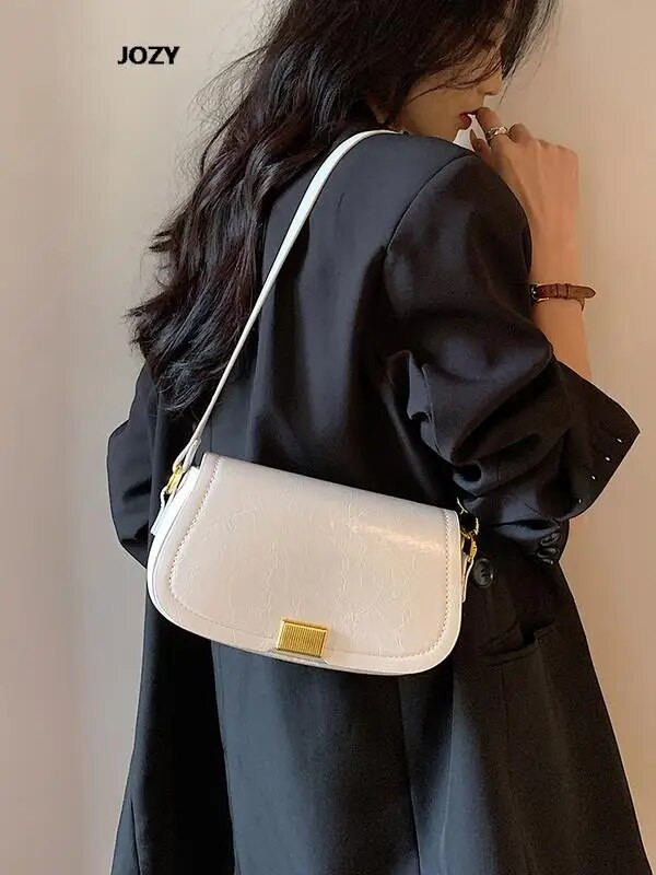 Vasaros prabangūs dizainerių paprasto stiliaus kryžminiai krepšiai 2023 m. Nauji kasdieniai madingi, universalūs pečiai, skirti moterims Klasikiniai odiniai pakabos krepšiai