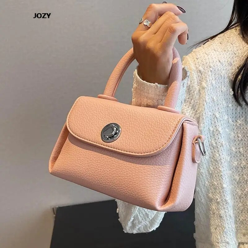 Aukštos kokybės naujos odos prabangūs dizainerių kryžminiai krepšiai moterims Vasaros mados Universali klasikinė rankinė, paprasto stiliaus petys