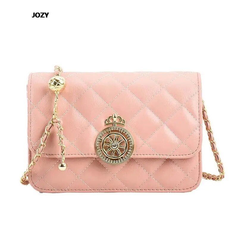 Prabangus dizaineris moterims Madingi klasikiniai kryžminiai krepšiai 2023 m. Nauja grandinėlė su deimantine grotelėmis ant pečių vasaros laisvalaikio universali rankinė