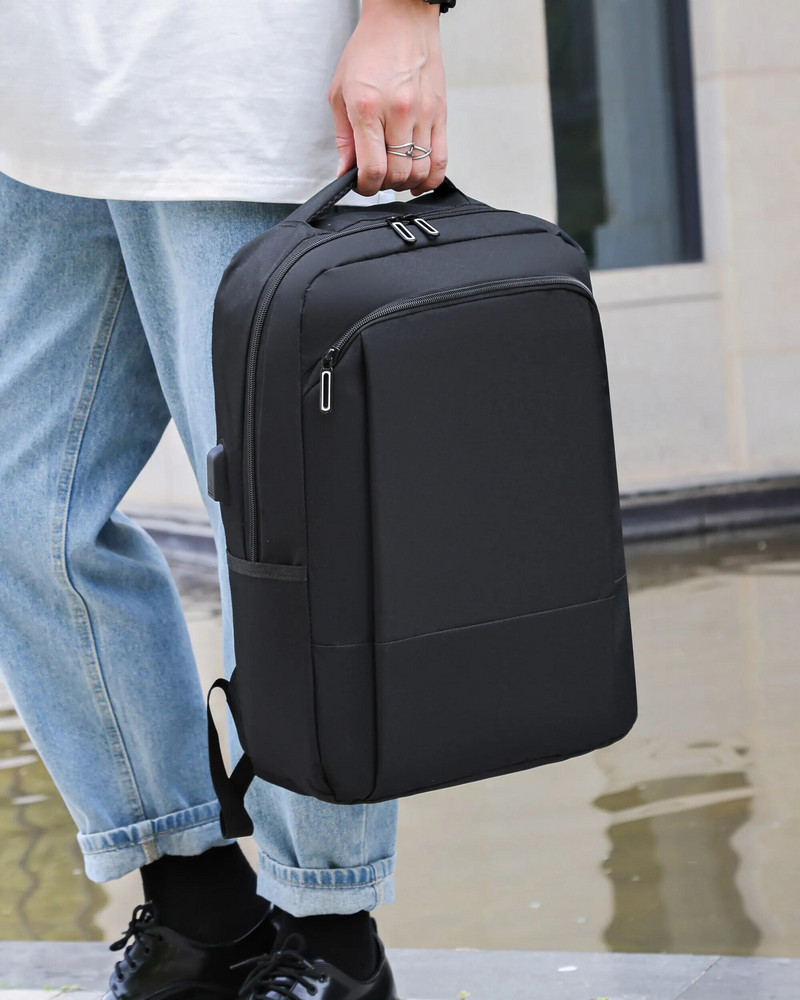 Σακίδιο πλάτης 14 ιντσών διεπαφή USB μεγάλης χωρητικότητας για επαγγελματικές μετακινήσεις, απλά επαγγελματικά ταξίδια, εργαζόμενοι γραφείου, σακίδιο υπολογιστή