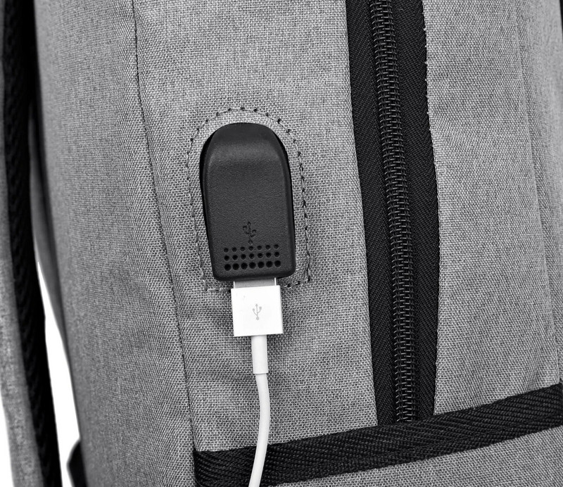 Σακίδιο πλάτης 14 ιντσών διεπαφή USB μεγάλης χωρητικότητας για επαγγελματικές μετακινήσεις, απλά επαγγελματικά ταξίδια, εργαζόμενοι γραφείου, σακίδιο υπολογιστή