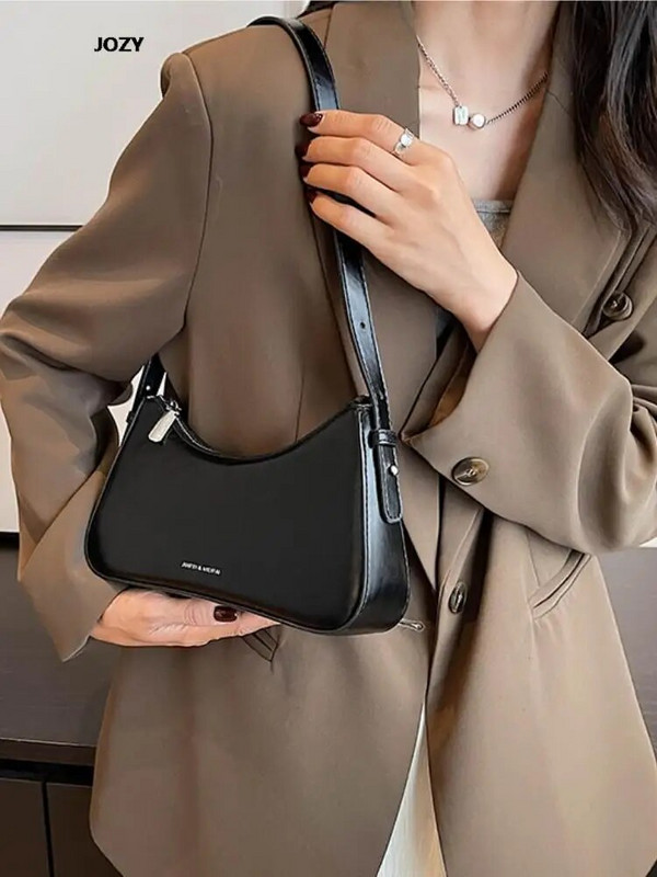 2023. Nove luksuzne torbe na rame jednostavnog stila za žene Ljetne modne svestrane kožne male torbice Klasične čvrste ručne torbice