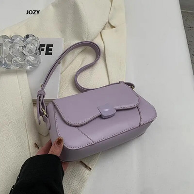 Luksuzni dizajn, modne svestrane torbe na rame za žene, nova jednobojna, ležerna, ležerna, ljetna višebojna kožna torbica 2023.