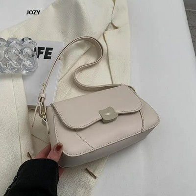 Luksuzni dizajn, modne svestrane torbe na rame za žene, nova jednobojna, ležerna, ležerna, ljetna višebojna kožna torbica 2023.