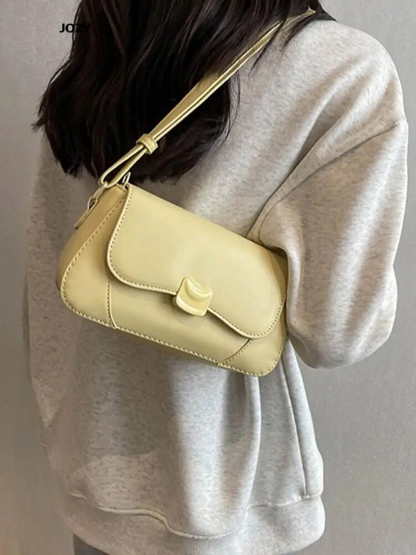 Luksuzni dizajn, modne svestrane torbe na rame za žene, nova jednobojna, ležerna, ležerna, ljetna višebojna kožna torbica 2023.