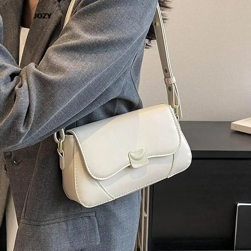 Luksuzni dizajn, modne svestrane torbe na rame za žene, nova jednobojna, ležerna, ležerna, ljetna višebojna kožna torbica 2023.