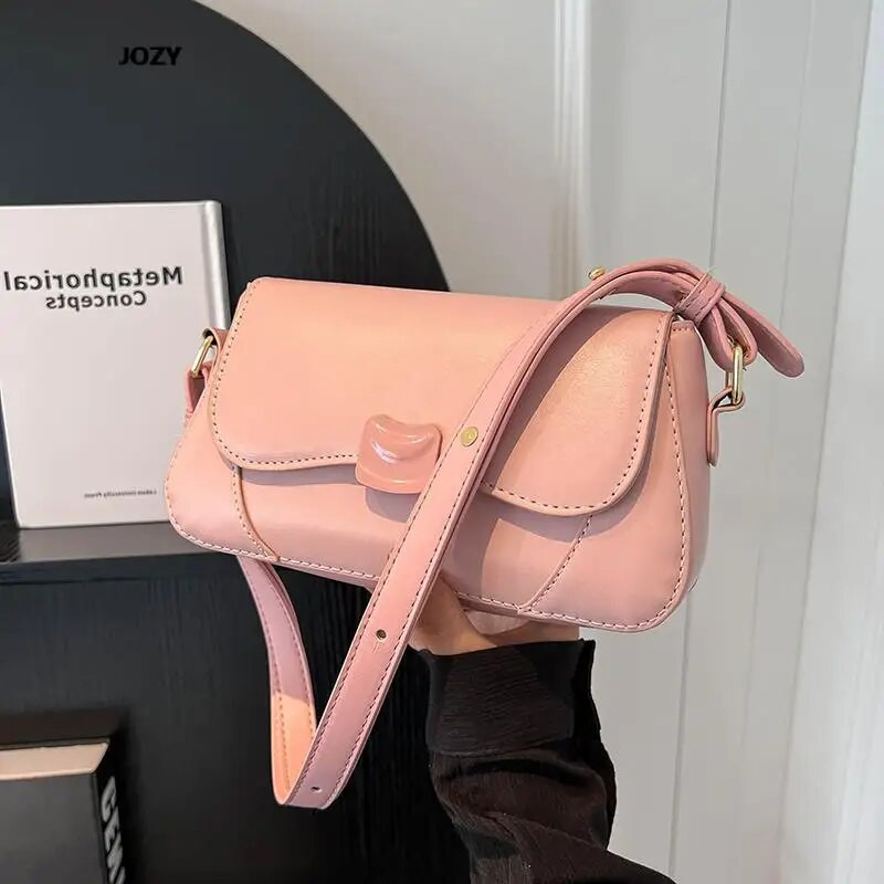 Luksuzni dizajn, modne svestrane torbe na rame za žene, nova jednobojna, ležerna, ležerna, ljetna višebojna kožna torbica 2023.