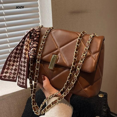 Odiniai kryžminio kūno krepšiai moterims Prabangus dizaineris 2023 m. madinga madinga elegantiška rankinė ant peties Kasdienis vienspalvis nešiojamas rankinės moterims