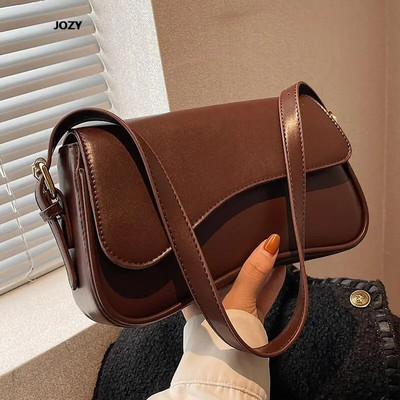 Nove visokokvalitetne jednobojne ležerne modne, luksuzne dizajnerske torbe preko ramena, klasične vintage ženske torbe, ljeto 2023.