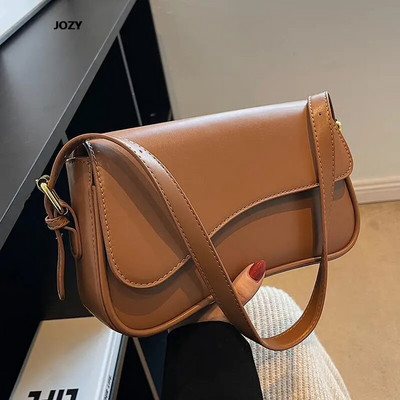 Nove visokokvalitetne jednobojne ležerne modne, luksuzne dizajnerske torbe preko ramena, klasične vintage ženske torbe, ljeto 2023.