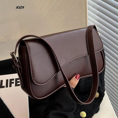 Nove visokokvalitetne jednobojne ležerne modne, luksuzne dizajnerske torbe preko ramena, klasične vintage ženske torbe, ljeto 2023.